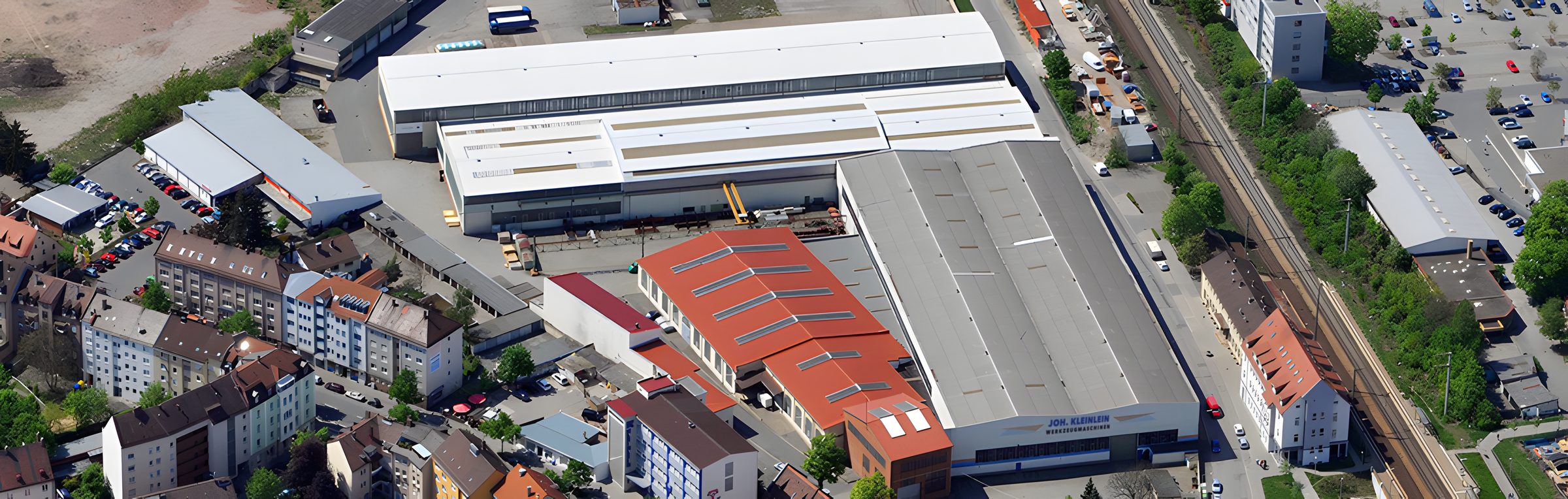 Luftaufnahme des Firmengeländes Elisenstraße 4 in Nürnberg